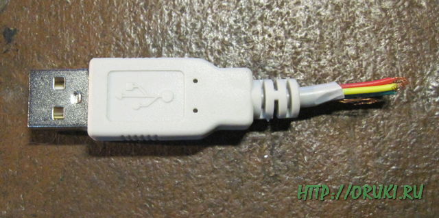 Пример USB штекера